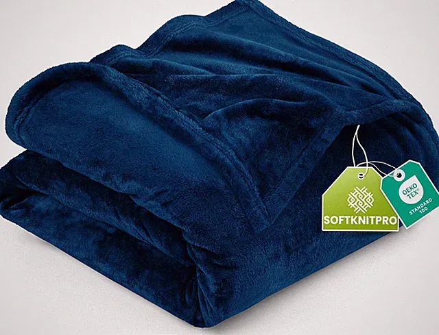 300GSM Luxury Anti-Static Fuzzy,Soft Microfiber Bed Blankets - GG Home