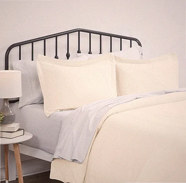 3PC Premium SOFT Comfort Duvet Cover Set IVORY COLOR Full/Queen Hypoallergenic