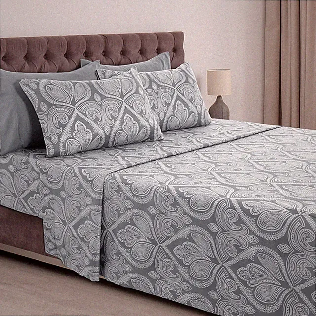 6 Piece Bed Sheets Microfiber Comfort Ultra Soft Deep Pocket Sheets Pillowcases