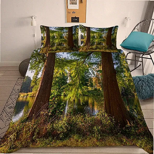 Aura Lucidity Tree 3D Printing Duvet Quilt Doona Covers Pillow Case Bedding Sets