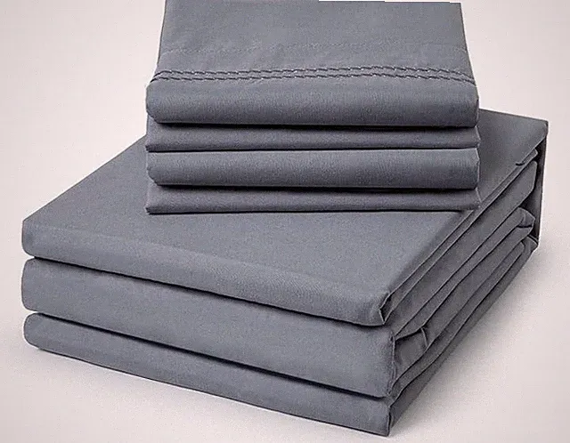Fade Resistant 4 Piece Soft Breathable Luxury Bed Sheet Set with Deep Pocket