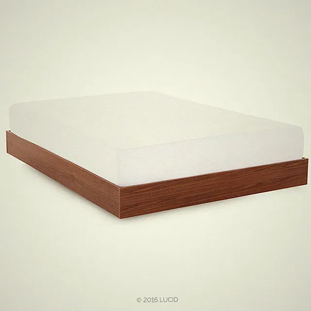 Lucid Premium Waterproof Allergen Barrier Mattress Protector Twin Size White