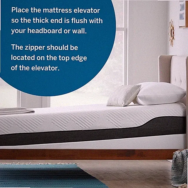 Lucid Twin 7" Foam Mattress Elevator LU70TT26EF