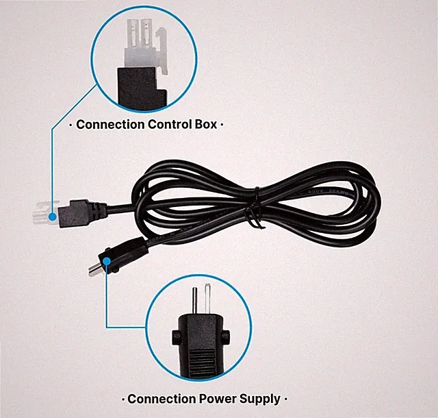 Power Prong Cable for Lucid L150 L300 L600 Adjustable Base Bed Frame king Queen