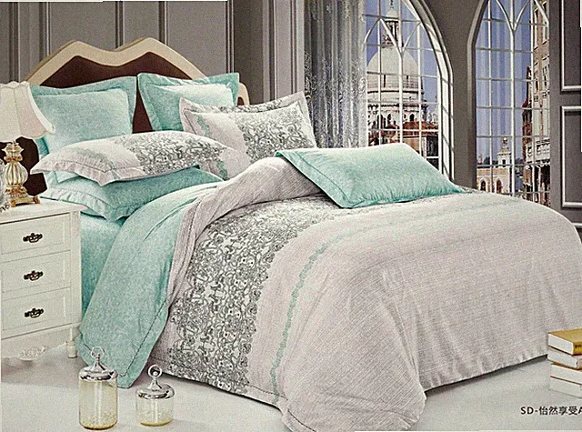 Tranquil Bedding Set: Duvet Cover Set/Heavy Weight Comforter or Both Queen/King