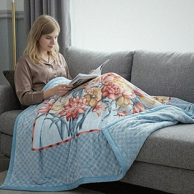 Ultra-Soft Raschel Throw Blanket Cozy All-Season Cloud Comfort for Bed & Couch