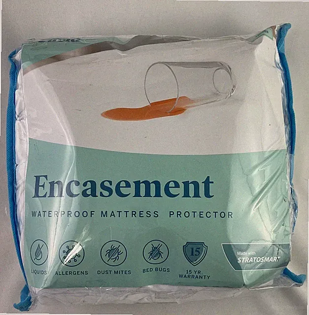 Vtg Waterproof Mattress Protector Encasement Queen Lucid Stratosmart